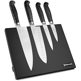 დანების ნაკრები Rondell RD 1131, Set of 4 knives, 4pcs, Black/Silver